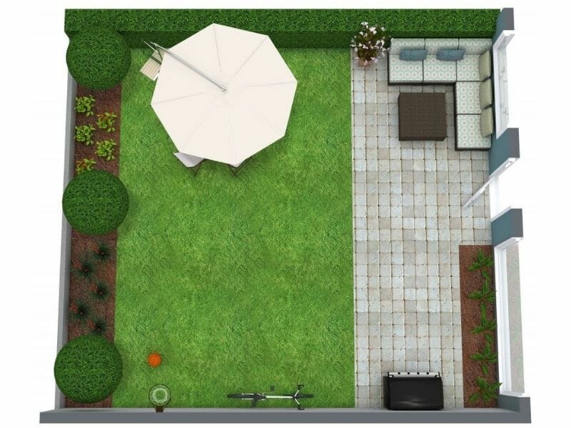 Simple Garden Layout Design Site Plan